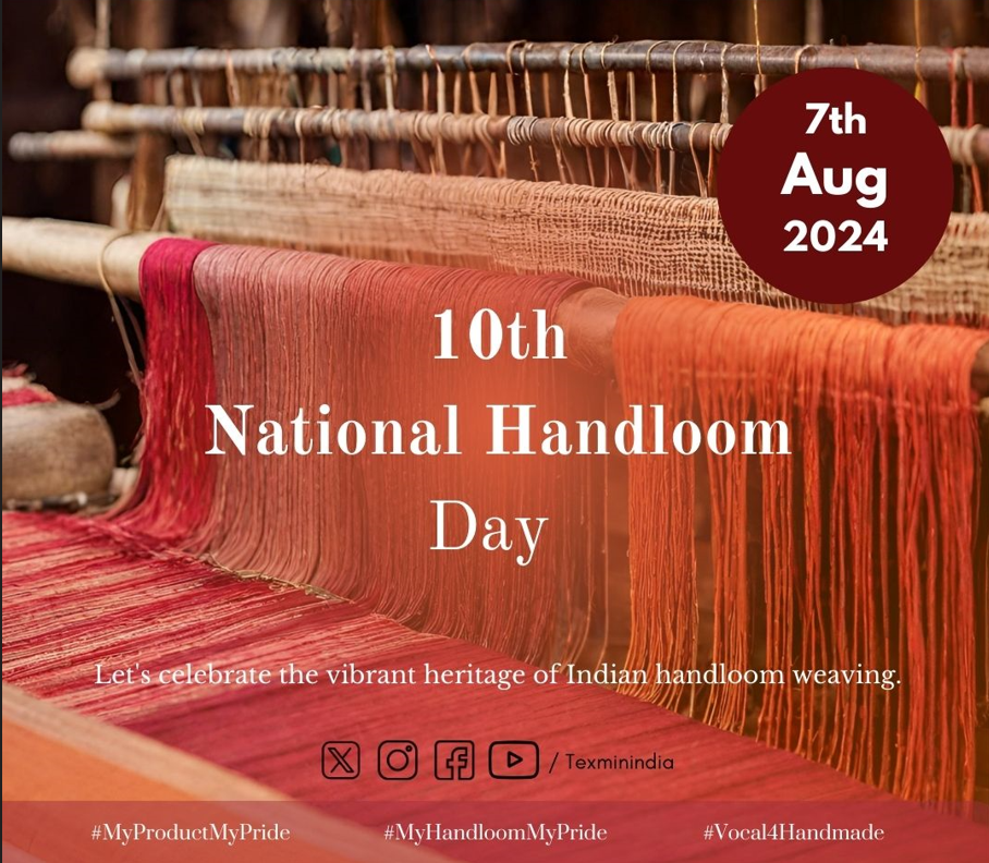 Let's celebrate the vibrant heritage of Indian handloom weaving.