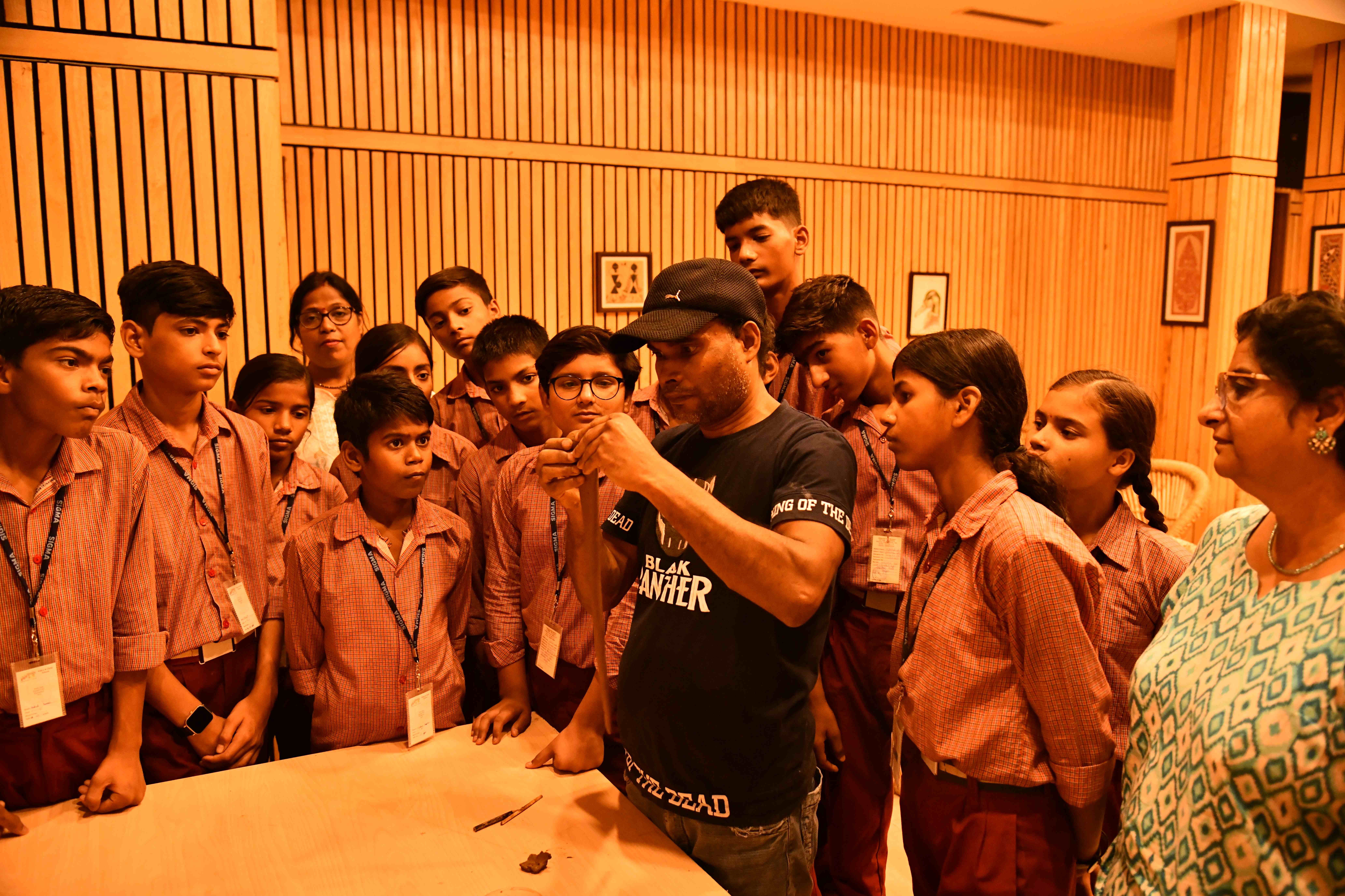 Clay Toy Workshop for Vidhya and Child NGO Held at NCM&HKA