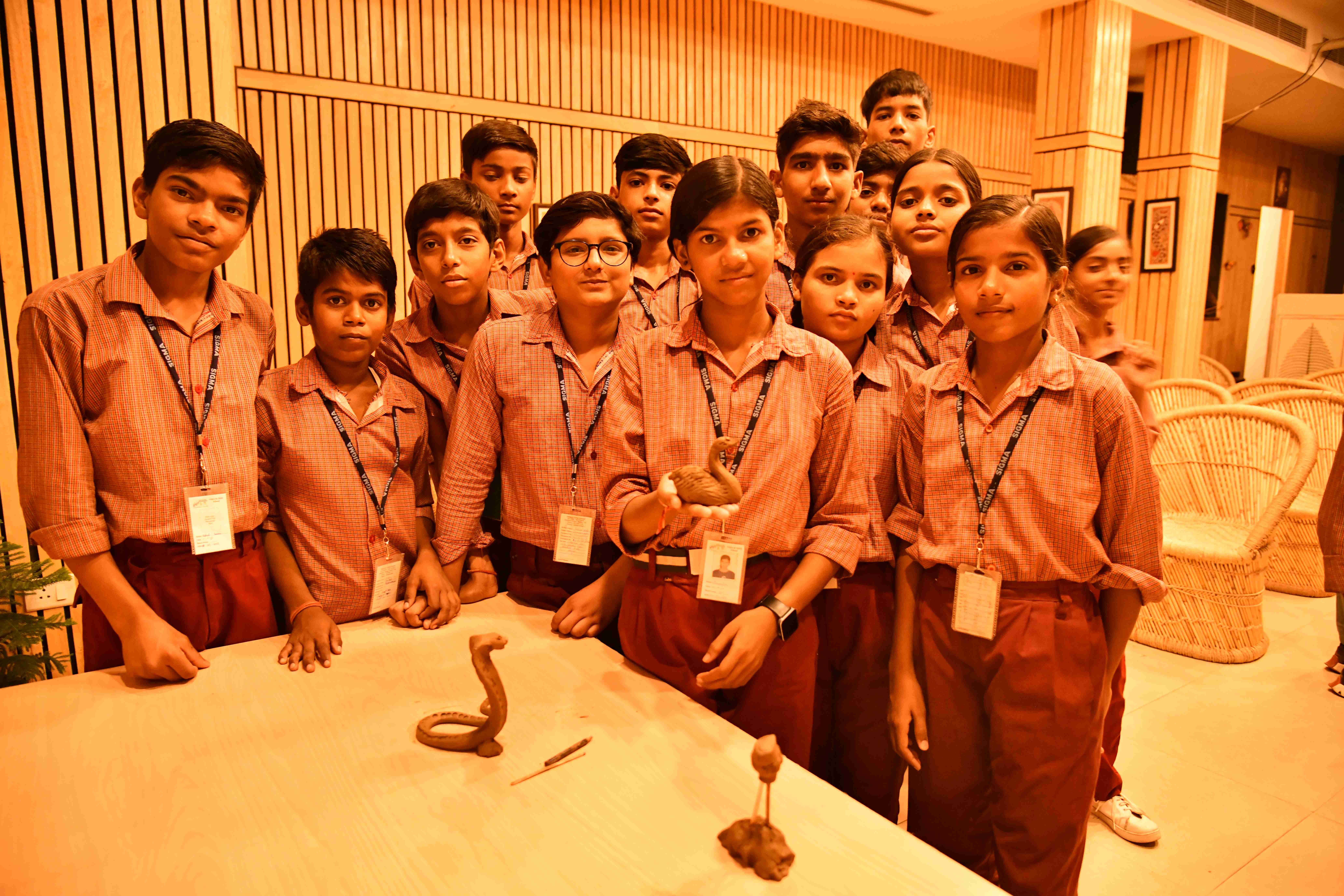 Clay Toy Workshop for Vidhya and Child NGO Held at NCM&HKA