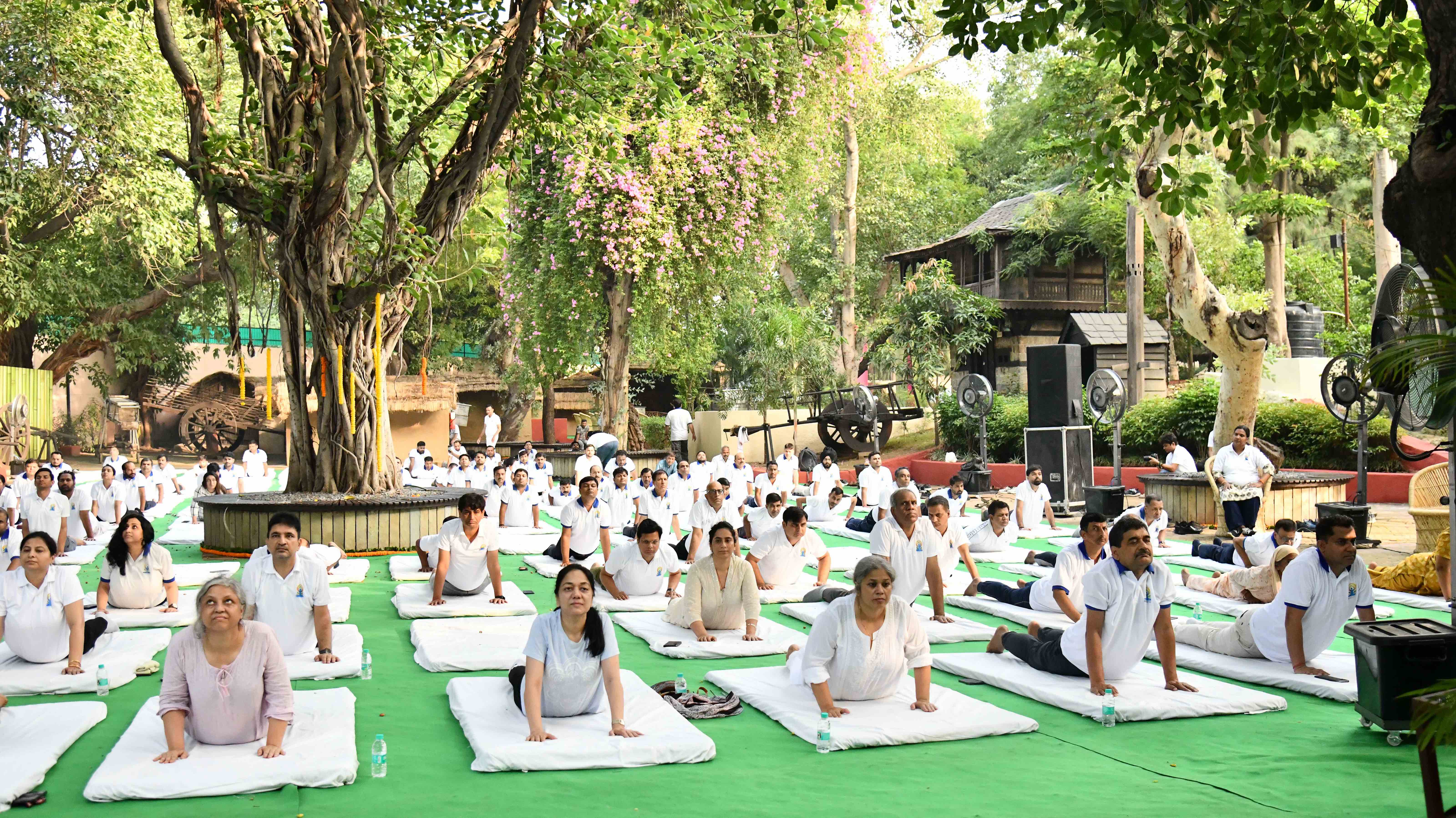 Yoga Day 2025 at National Crafts Museum
