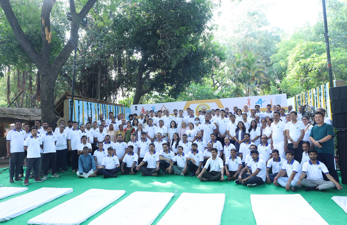 Yoga Day 2025 at National Crafts Museum