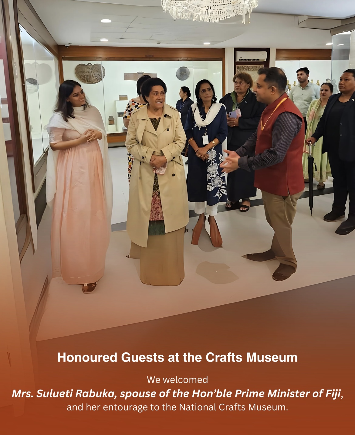 Visit of Mrs. Sulueti Rebuka to the National Crafts Museum – 26 Aug 2025