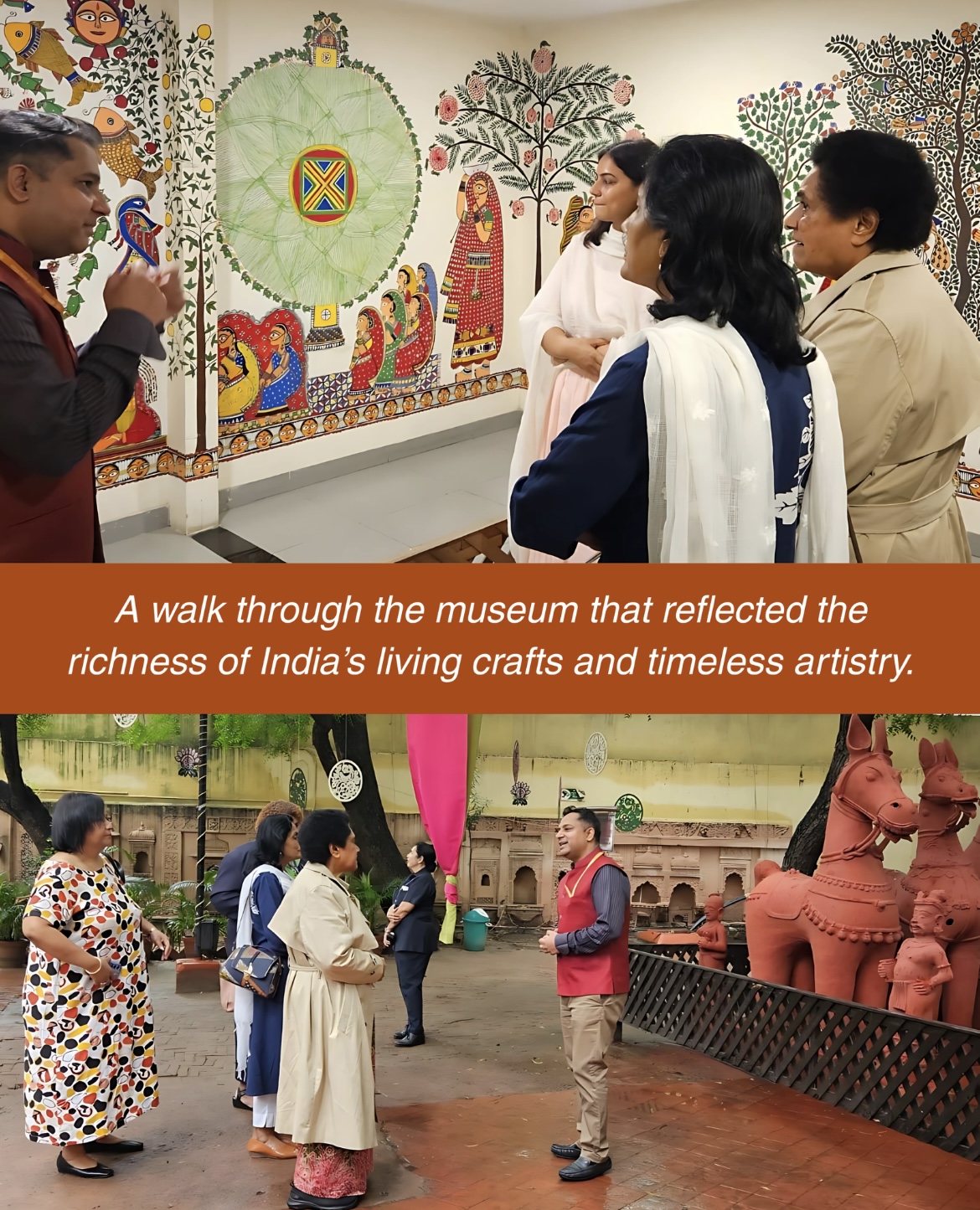 Visit of Mrs. Sulueti Rebuka to the National Crafts Museum – 26 Aug 2025