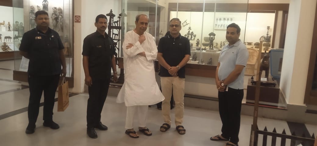 Ex-CM Naveen Patnaik at Crafts Museum