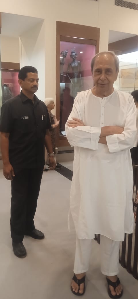 Ex-CM Naveen Patnaik at Crafts Museum