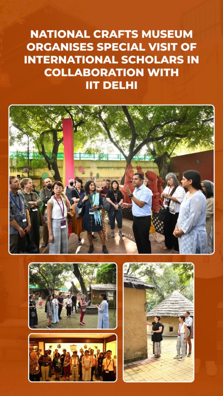 National Crafts Museum Hosts International Scholars with IIT Delhi