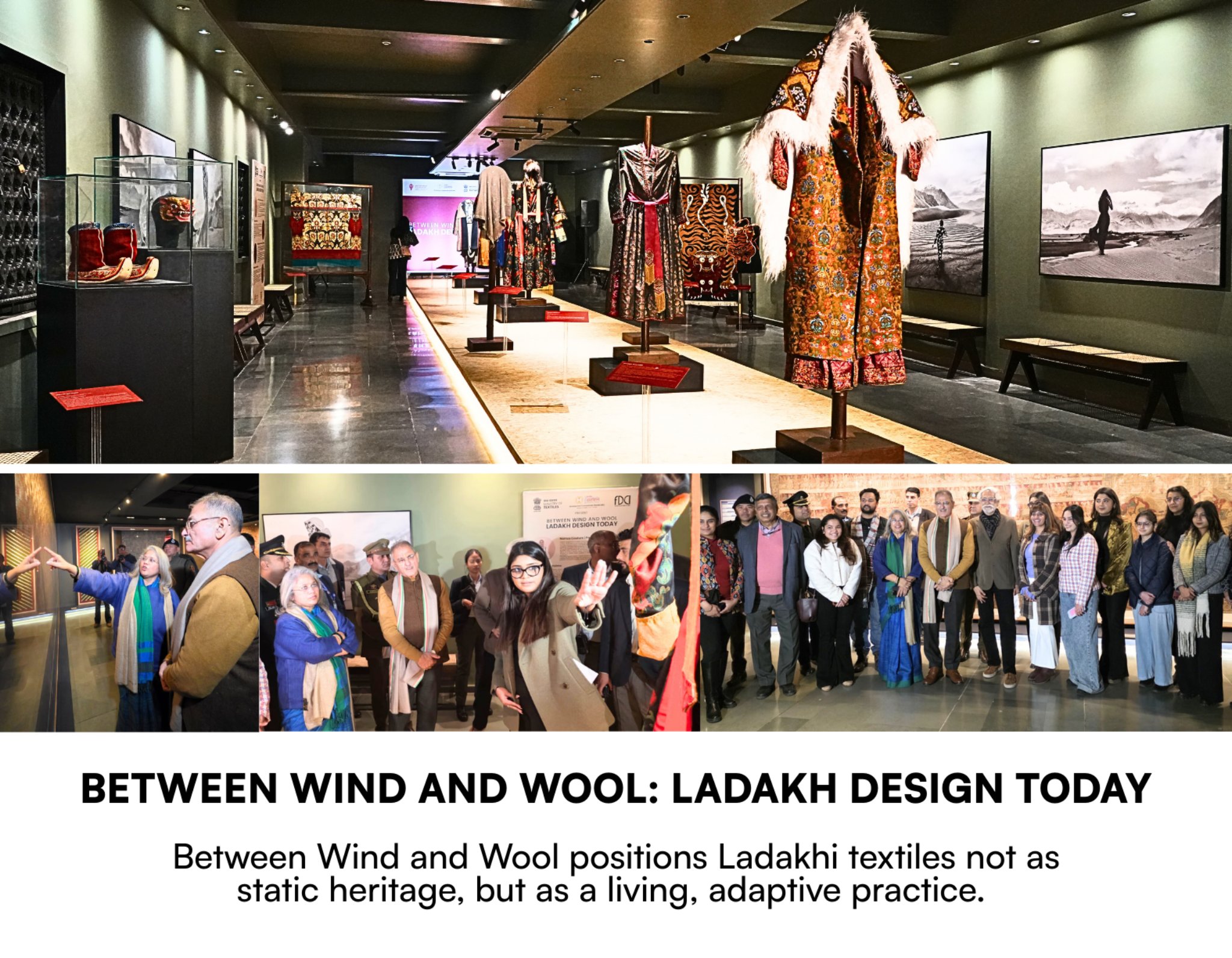 The exhibition “Between Wind and Wool: Ladakh Design”