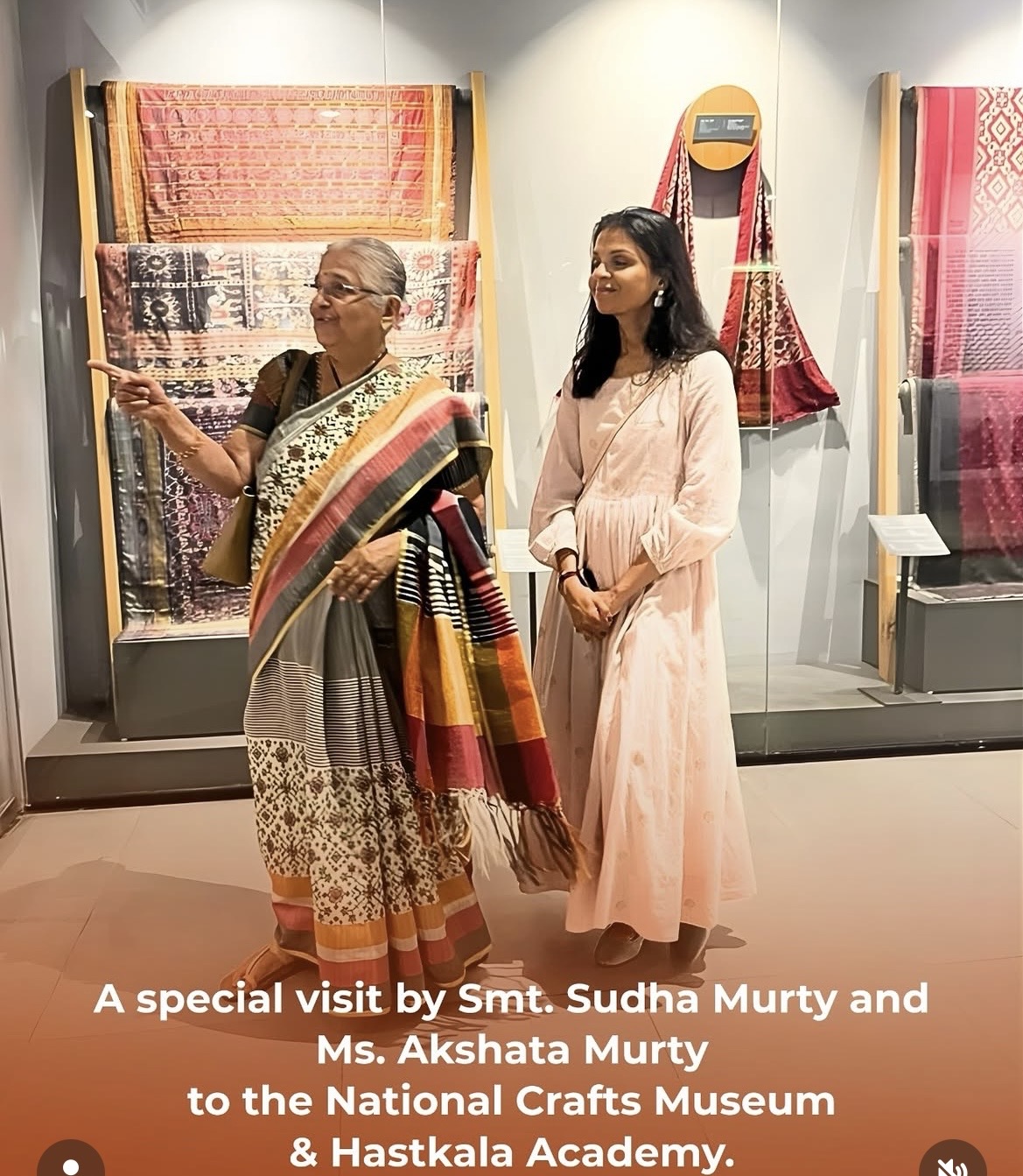 Visit of Ms. Sudha Murty and Ms. Akshata Murty